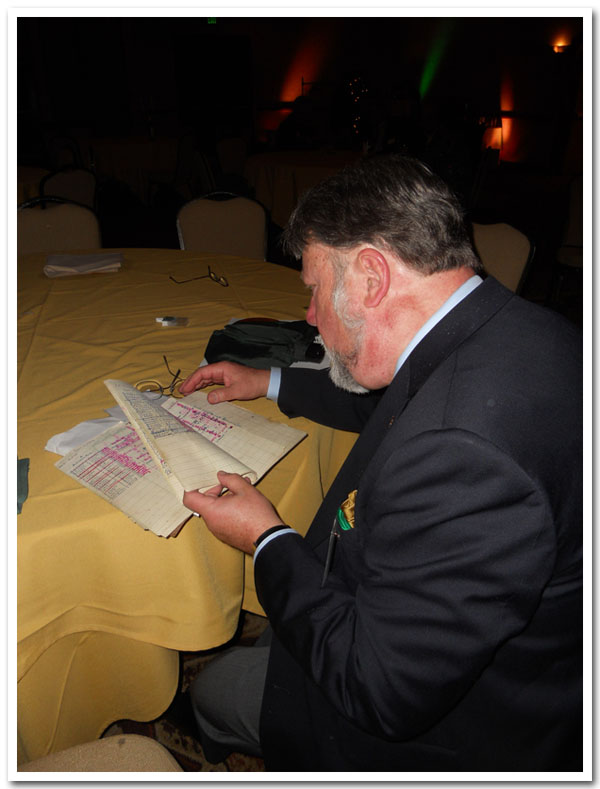 Ernie Fretter With Plemons Grade Book